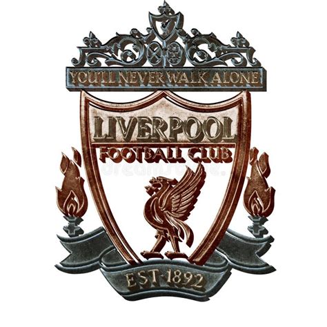 Liverpool England May 16 2022 Steel Liverpool Fc Logo Isolated On