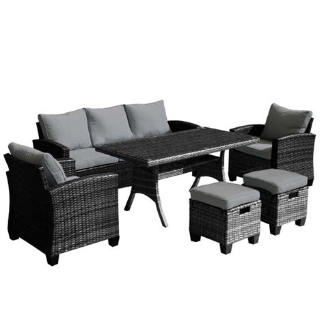 Schlaffunktion couch sofa, 1001 + ideen, wie sie ein teenager zimmer einrichten, kleines wohnzimmer. Polyrattan Sofa Essgruppe DELIGHT schwarz/grau | brast24.de