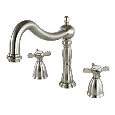 Roman tub faucets are a nice addition to any stand alone tub. Kingston Brass KS1348BEX Essex Roman Tub Faucet, Brushed ...