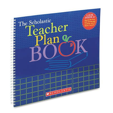 Scholastic Teacher Plan Book Updated Grade K 6 13 X 11 96 Pages