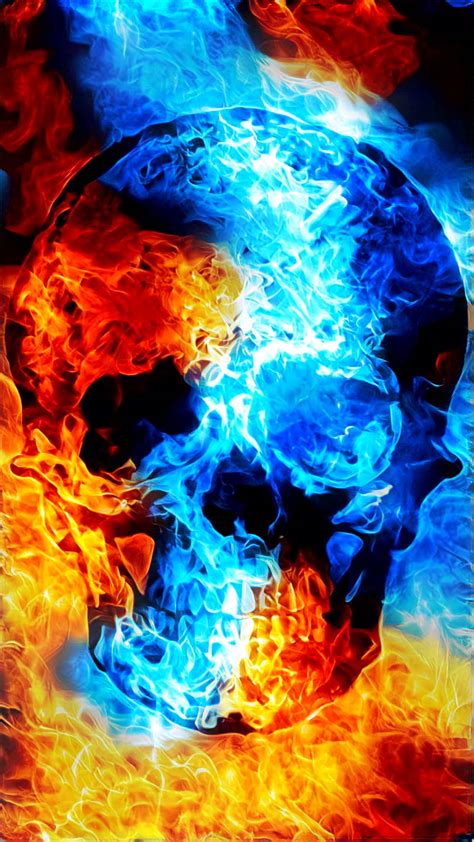 Top 75 Blue Fire Skull Live Wallpaper Vn