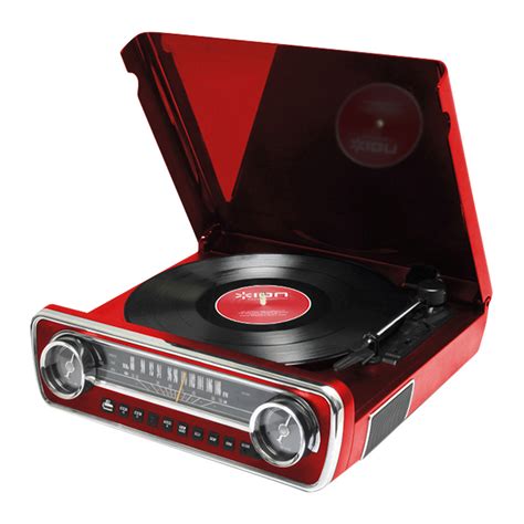 Buy Ion Audio Mustang 4in1 Turntable Redonline Rockit Record Players