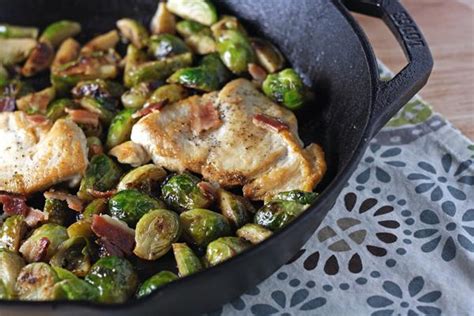 Chicken With Bacon And Brussels Sprouts Confessions Of A Picky Eater