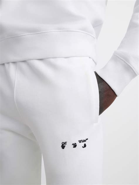 Logo Sweatpants In White Off White Official Gb