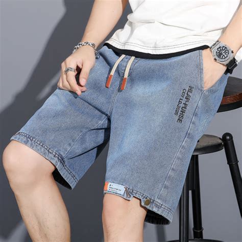 Denim Shorts Men Plus Size 4xl 2022 Summer New Loose Casual Washed Denim Jeans Fashion