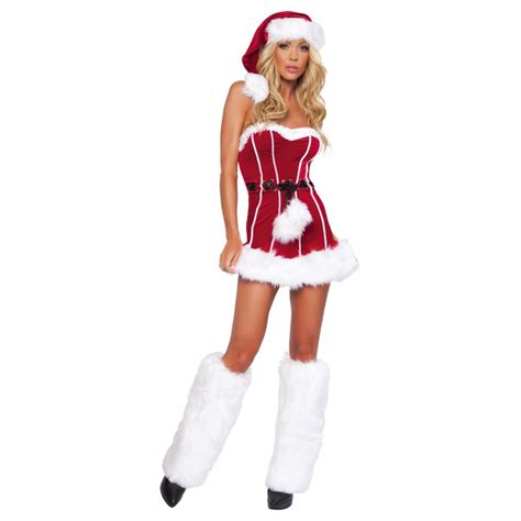 naughty santa miss ms mrs claus costume