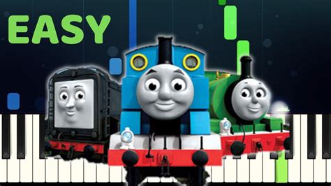 Thomas And Friends Engine Roll Call Easy Piano Tutorial With Sheet Music Chords Chordify