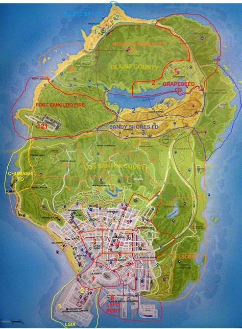 San Andreas Fire Stations Coverage Areas Map By Prpfd2011 On Deviantart
