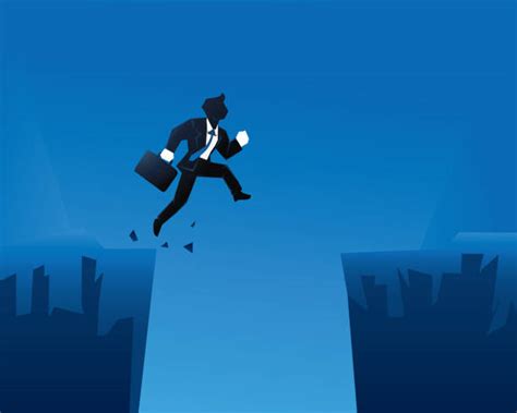 Silhouette Of Risk Management Illustrations, Royalty-Free Vector