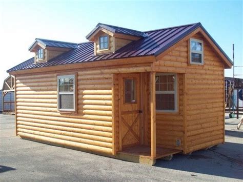 Click here to view our current inventory. Amish built log sided cabin, pre-built/delivered 12'x20 ...