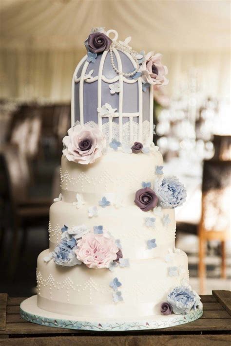 Large Vintage Birdcage Wedding Cake Birdcage Wedding Cake Lace