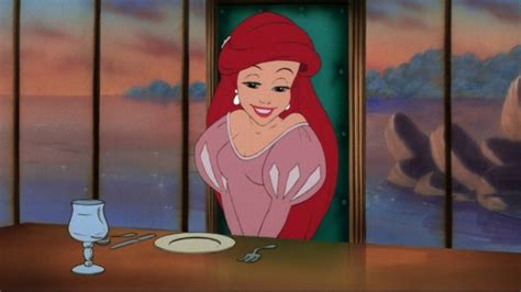 From The Dinner Scene In The Little Mermaid Which Facial Expression Of