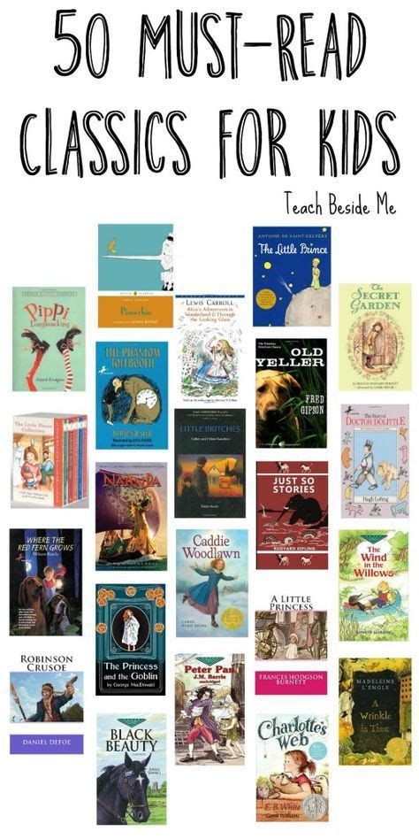 50 Classic Book Ideas For Kids To Read This Summer Or After School