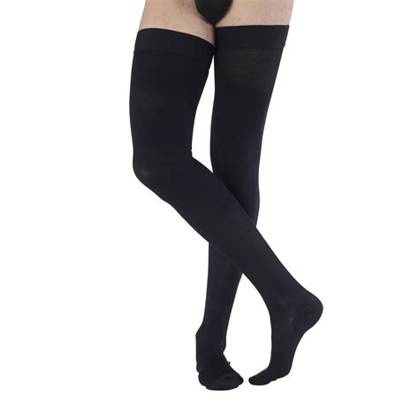 Thigh High Compression Stockings For Men 20 30 Mmhg Graduated Compression Socks Thigh High