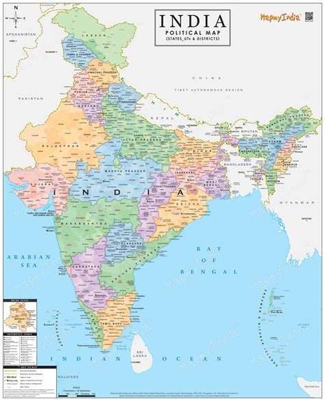 Download The Latest Map Of India Integrate The Map In Web And Mobile App Panoramic Street