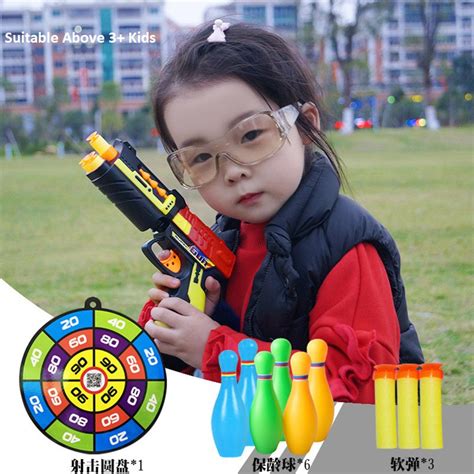 Ready Stock Super Gun Pistol Rapid Long Distance Soft Bullet Kids Toys