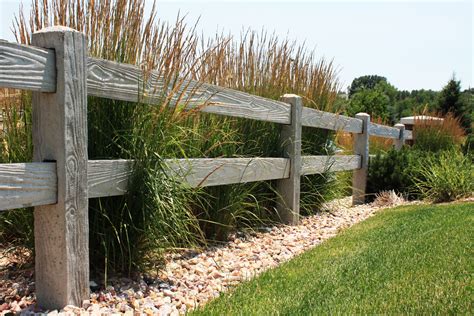 Colorado Springs Split Rail Fence Signature Stone