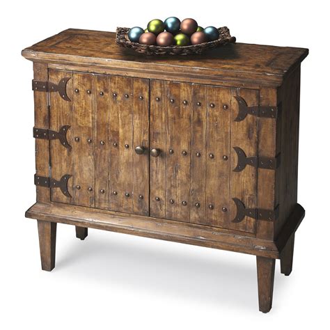 Rustic Console Chest Cabinet Special Pricing Free Shipping
