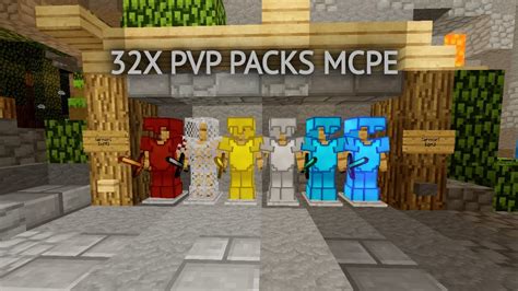 Top 3 32x Pvp Pack Mcpemcbe Fps Friendly Youtube