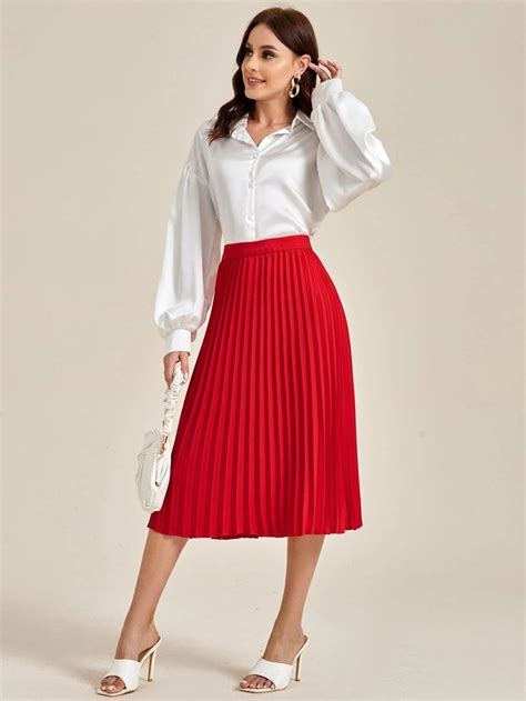 Very Lovely Skirts Skirtsuits And Dresses Skirts Satin Clothes Elegant Outfit