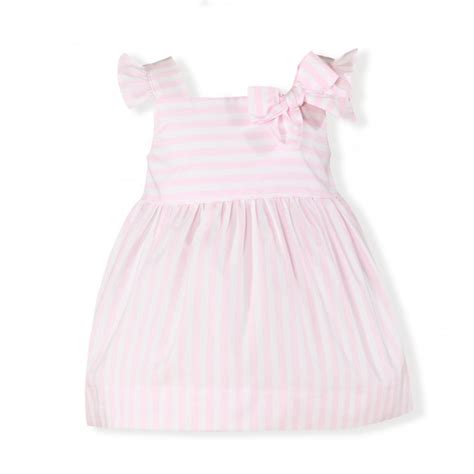 Miranda Baby Girls Pink Stripe Dress