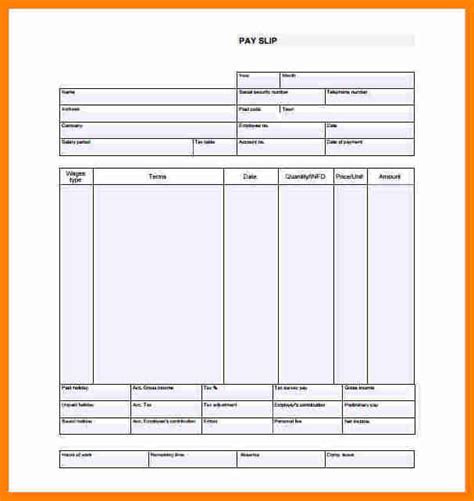 Collection of most popular forms in a given sphere. 9+ downloadable pay stub template | Simple Salary Slip