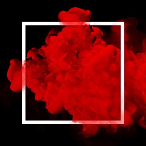 Maybe you would like to learn more about one of these? Red Smoke With White Frame On Black Background | Red and ...