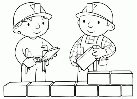Some of the coloring page names are kitchen cabinet construction click on the coloring page to open in a new window and print. Free Printable Bob The Builder Coloring Pages For Kids
