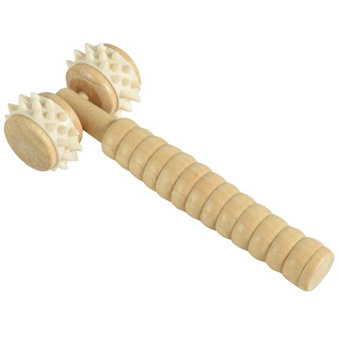 Magic Beauty Wand Handmade Wooden Face Roller Facial Massager Handheld Manual For Muscle Body