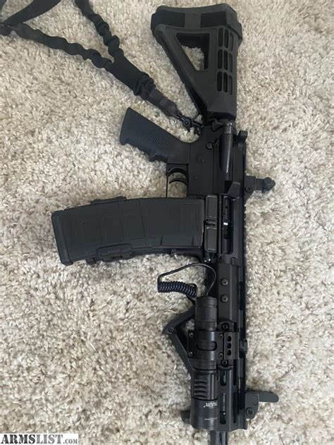 Armslist For Sale Ar 15 Pistol With 75 Inch Barrel And Sb Tactical