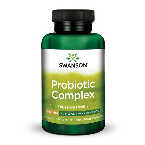 Swanson Probiotic Complex Vegetable Capsules Billion Cfu Ct