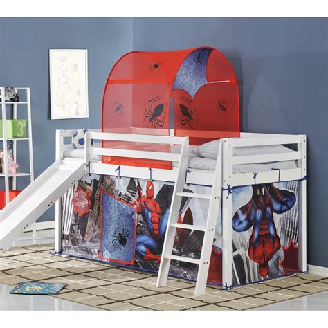The sarina cabin bed with drawer is the ideal solution for people who value functionality and modern design. Spiderman Cabin Bed with Slide and Tent | Noa & Nani