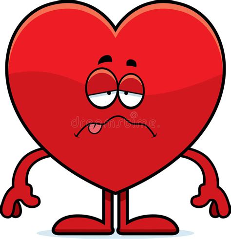 Sick Cartoon Heart Stock Vector Illustration Of Vector 47788255