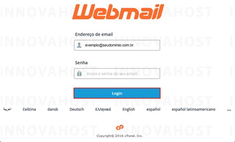 O Que é E Como Funciona O Webmail Base De Conhecimento Innova Host