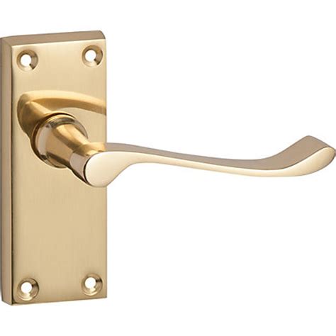 Maybe you would like to learn more about one of these? Victorian Scroll Lever Latch Door Handle - Polished Brass