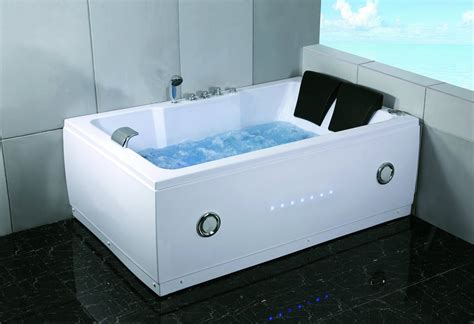 2 Person Indoor Whirlpool Jetted Hot Tub Spa Hydrotherapy Massage