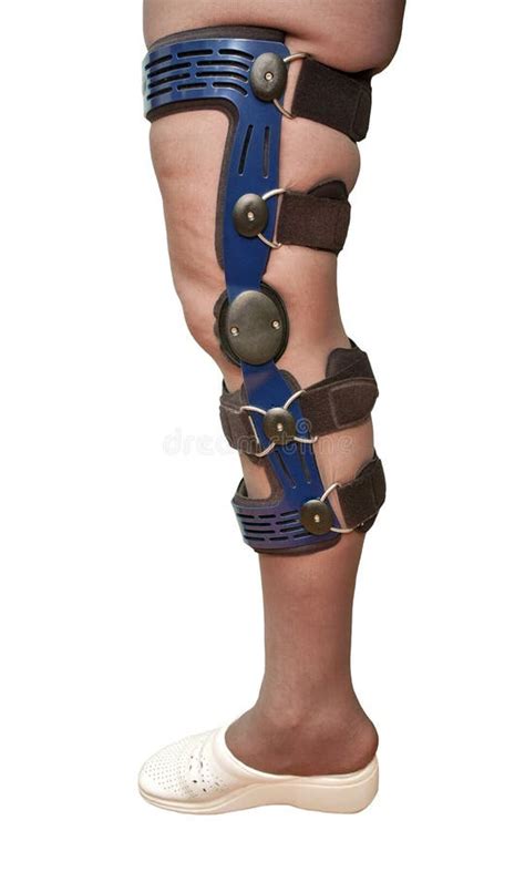 Doctor Adjustable Angle Knee Brace Support Stock Photo Image Of
