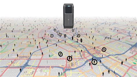 Tracking People Using Digital Surveillance A Computer Server Locates