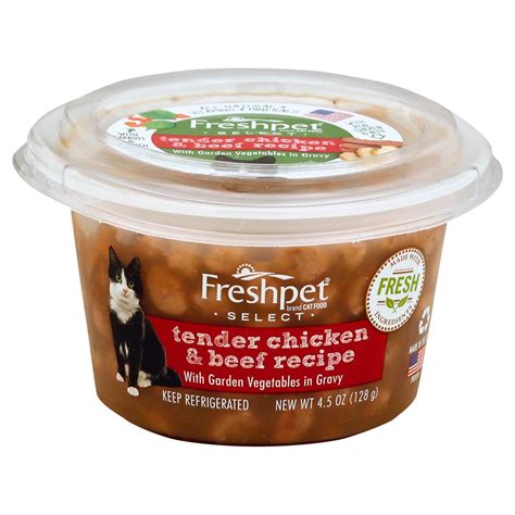 Freshpet Select Tender Chicken And Beef Recipe Cat Food Shop Cats At H E B