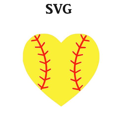Softball Svg File Svg Files For Cricut Svg Files For Etsy