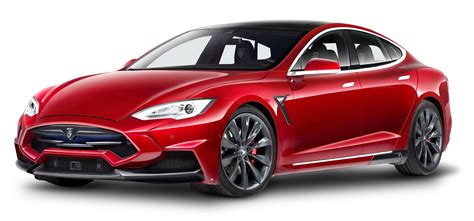 Download Tesla Model S Red Car Png Image For Free