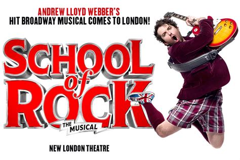 School Of Rock New London Theatre London Site De Life Is A Musical