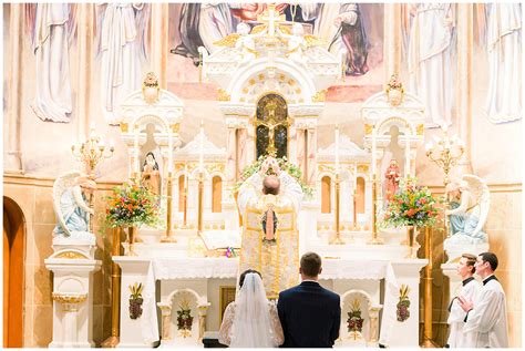 Holy Rosary Catholic Church Wedding Indianapolis Gabrielle And Michael