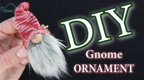 DIY Gnome Ornament How To Make A Mini Gnome Tiny Gnomes YouTube