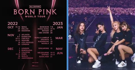 blackpink having a concert in singapore on 13 may 2023 for their world tour goody feed