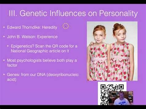 Chapter Genetic Influences On Personality Youtube