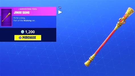 New Wukong Pickaxe New Item Shop Update Fortnite Battle Royale Youtube