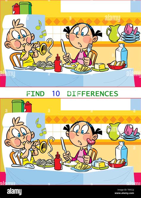 Find 10 Difference Printables