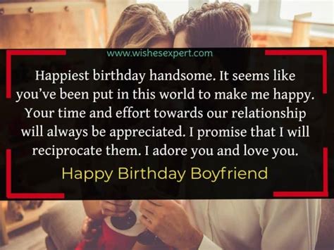 50 Romantic Birthday Wishes For Boyfriend Messages And Quotes