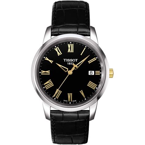 Tissot Mens Classic Dream Quartz Watch With Gold Detail
